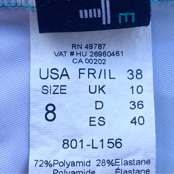 NWOT NEW Technicolor Multicolor Colorful One Piece Swimsuit Gottex Profile Sport - Picture 12 of 17